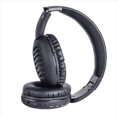 iball Decibel Black Edition (Alexa Wireless Headphone) Bluetooth Headset(Black, On the Ear)