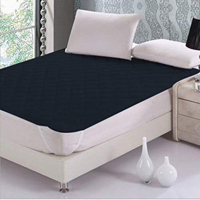 Texlux Elastic Strap King Size Breathable, Stretchable, Waterproof Mattress Cover(Blue)