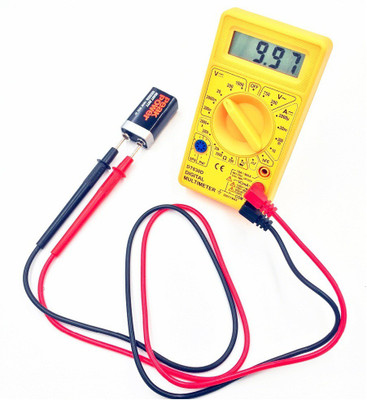 Divinext 3 ½ Digits New Arrival with Buzzer & Improved Sensitivity Voltage Testing DT830D Digital Multimeter(Yellow 2000 Counts)