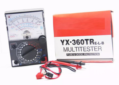 Divinext YX-360TR-ELB Voltage Current Resistance Fuse Diode Protection Continuity Tester Analog Multimeter(2000 Counts)