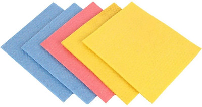 Ziesha wet_n_shine_wipe Sponge Wipe(Regular, Pack of 5)