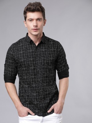 LOCOMOTIVE Men Printed Casual Multicolor Shirt