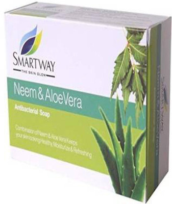Smartway Neem & Aloe Vera Anti Bacterial Soap pack of 6(6 x 12.5 g)