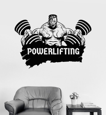 marvellous 85 cm m_powerliftingdangerous Self Adhesive Sticker(Pack of 1)