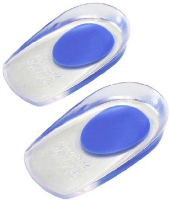 H D Enterprise Gel Silicone Shock Cushion Orthotic Insole Plantar Heel Support Pad Cup Foot Support Insole(Multicolor)