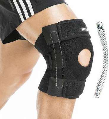 keycraze Neo open pattela hinged Knee Support(Black)