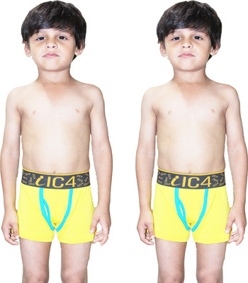IC4 Brief For Boys(Yellow Pack of 2)