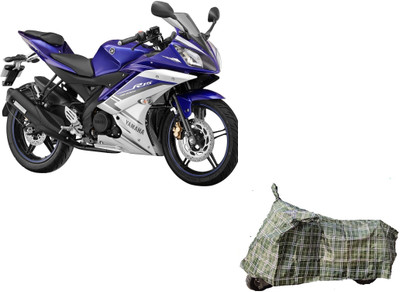 COVERPLANET Two Wheeler Cover for Yamaha(YZF R15 S, Green)