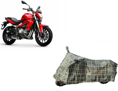 COVERPLANET Two Wheeler Cover for DSK Benelli(TNT R, Green)