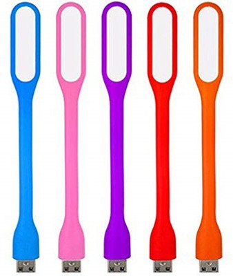 Fedus USB LED light Portable Flexible (Pack of 5) USB LED light Portable Flexible (Pack of 5) Led Light(Multicolor)