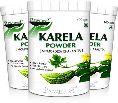 Rawmest Pure Ayurvadic Karela Powder (Momordica Charantia/Karela Fruit Powder), Ayurvedic Herb For Blood Sugar Control & Improves Liver Function