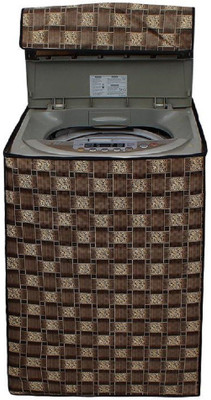 KingMatters Top Loading Washing Machine  Cover(Width: 51 cm, Brown, Multi)