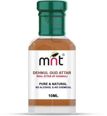 MNT Dehnul Oud Attar For Unisex, Long Lasting & Alcohol Free (10ml) - Pure Natural & Premium Quality Roll-on Floral Attar(Dehn el oud)