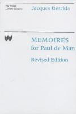 Memoires for Paul de Man(English, Paperback, Derrida Jacques)