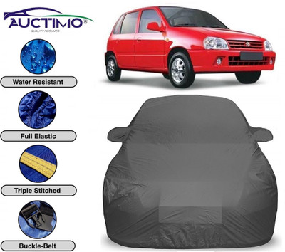 AUCTIMO Car Cover For Maruti Suzuki Zen (With Mirror Pockets)(Grey)