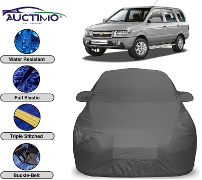 AUCTIMO Car Cover For Chevrolet Tavera (With Mirror Pockets)(Grey)