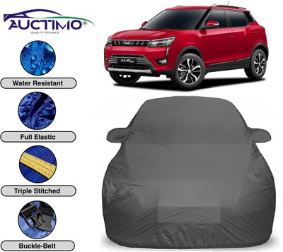 AUCTIMO Car Cover For Mahindra XUV 300 (With Mirror Pockets)(Grey)
