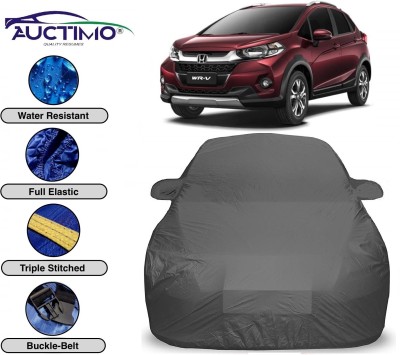 AUCTIMO Car Cover For Honda WRV (With Mirror Pockets)(Grey)