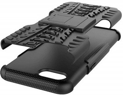 Bodoma Back Cover for Realme C2 Defender(Black, Shock Proof, Pack of: 1)