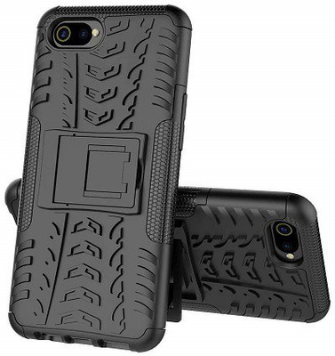 Bodoma Back Cover for Realme C2 Defender(Black, Shock Proof, Pack of: 1)