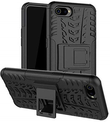 Bodoma Back Cover for Realme C2 Defender(Black, Shock Proof, Pack of: 1)