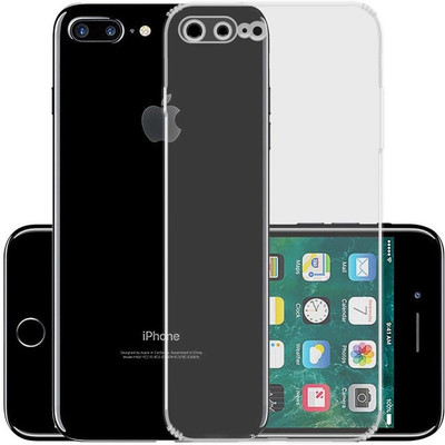 Aaralhub Back Cover for Apple iPhone 7 Plus, Apple iPhone 8 Plus(Transparent, Camera Bump Protector)
