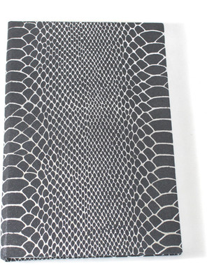 Camlon Exports Handmade printing paper A4 Diary Unrulled 96 Pages(Black)