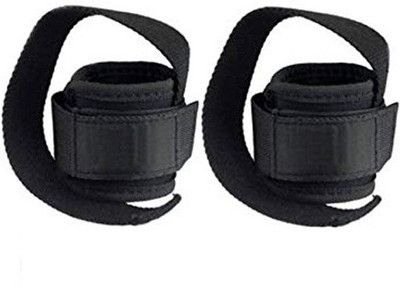 DreamPalace India ULTIMATE WEIGHT LIFTING STRAPS FOR PROFESSIONAL WORKOUT 2 PCS SET Hand Grip/Fitness Grip(Black)