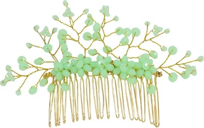 Shetu Hair Comb Hair Clip(Green)