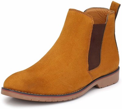 trendy street Premium Look PartyWear boots for Men | Latest Chelse Boots for Men Boots For Men Boots For Men(Tan)
