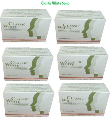 Classic White Soap For Skin Whitening & Fairness(Pack Of 6)(6 x 85 g)