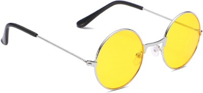 ELLIGATOR Round Sunglasses(For Men & Women, Yellow)