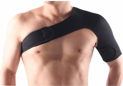keycraze Adjustable Left shoulder PREMIUM QUALITY NEOPRENE Shoulder Support(Black)