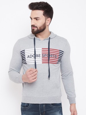 Adobe Full Sleeve Graphic Print Men Sweatshirt