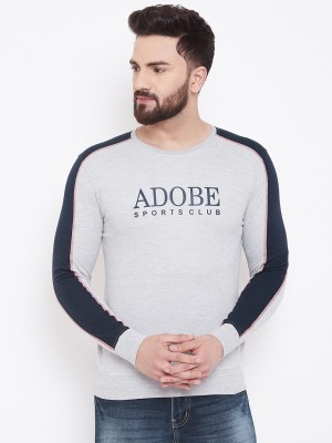 Adobe Full Sleeve Printed Men Sweatshirt