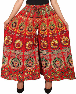 G for Girl Flared Women Red Trousers