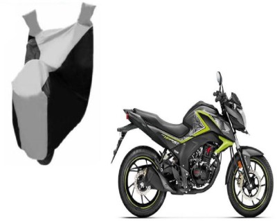 cinex Waterproof Two Wheeler Cover for Universal For Bike(CB Hornet 160, Silver)