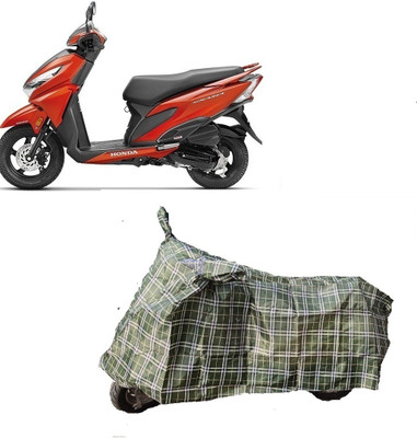 ANLOPE Two Wheeler Cover for Honda(Grazia, Green)