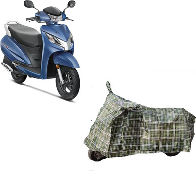 ANLOPE Two Wheeler Cover for Honda(Activa 3G, Green)