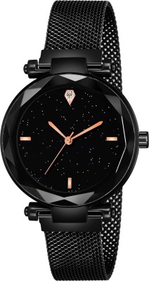 MOLIMEN Stylish Magnet Black Premium Collection of 2020 Analog Watch  - For Girls