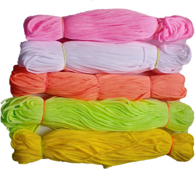 PUSHPA CREATION Macrame cord 5 colour set for craft