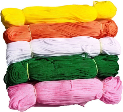 PUSHPA CREATION MACRAME CORD MULTY COLOUR SET OF 5