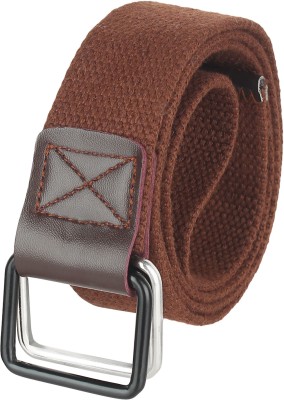 USL Men & Women Casual Brown Canvas Reversible Belt