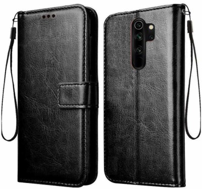 Tingtong Flip Cover for Xiaomi Mi Redmi Note 8 Pro, Xiaomi Mi Redmi 9 Prime, Xiaomi Poco M2, Xiaomi Poco M2 Reloaded(Black, Cases with Holder, Pack of: 1)