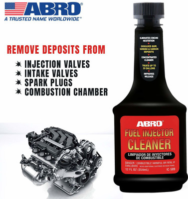 ABRO IC-509 Petrol Fuel Treatment and Injector Cleaner for Car SUV & Auto (354 ml) Fuel Injector Cleaner(354 ml)