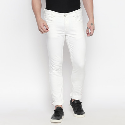 MUFTI Slim Men White Jeans