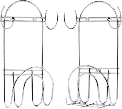 OC9 Chakla/Belan Kitchen Rack Steel Round & Hook Chakla belan stand for kitchen