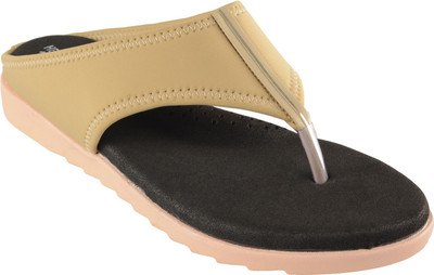 HealthFit Ortho Care Diabetic & Orthopedic Slipper Doctor Chappal with Arch Support Women Flats(Beige , 9)