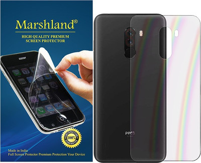 MARSHLAND Back Screen Guard for POCO F1, Rainbow Effect(Pack of 1)