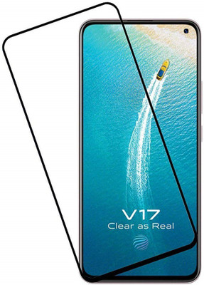 DSCASE Edge To Edge Tempered Glass for Vivo V17(Pack of 1)